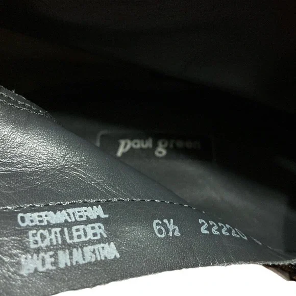 Paul Green Gray Heeled Ankle Boots Suede Side zipper UK Size 6.5 (US 9) - Picture 5 of 6